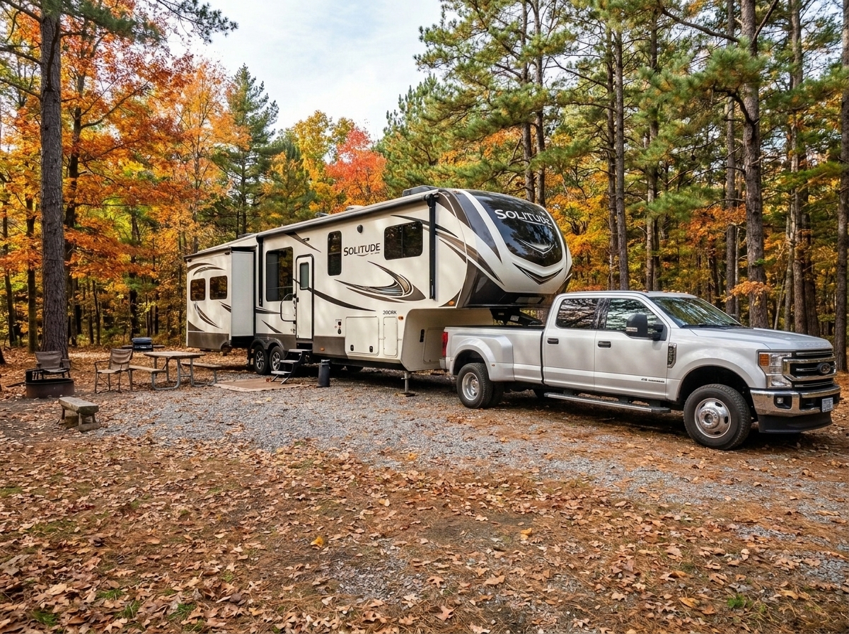 Fall RV winterization tank pumping and freeze prep